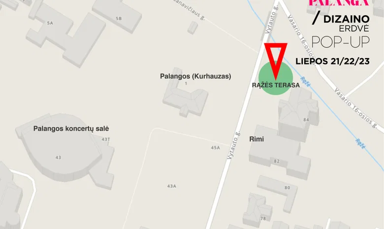 Palangos Rąžės terasa. Vytauto g. 84, Palanga