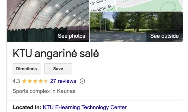 KTU angarinė salė
