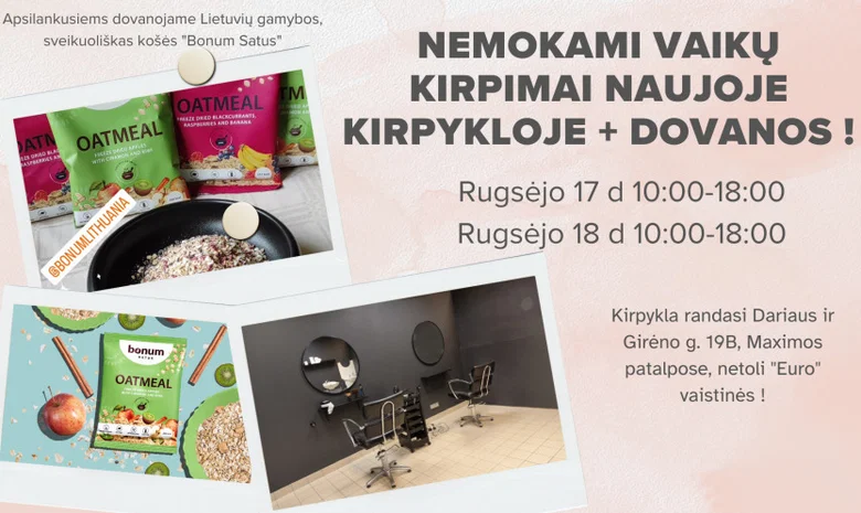 Dariaus ir Girėno g. 19B Kirpykla, Maximos patalpose