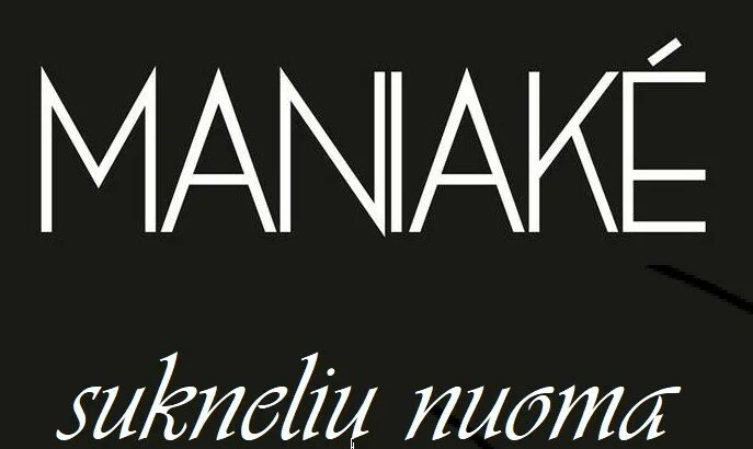 MANIAKĖ - dizainerių proginių suknelių nuoma