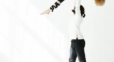 AcroYoga in a Tie