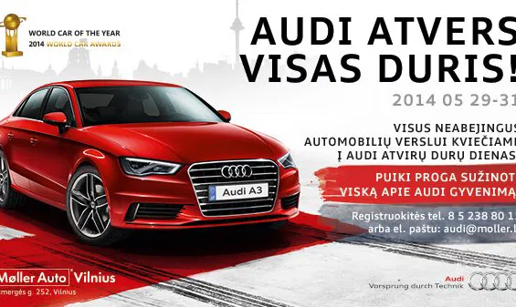 "Moller Auto Vilnius" Audi centras